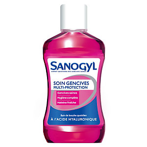Bain de bouche Sanogyl soin multi-protection, flacon de 500 ml