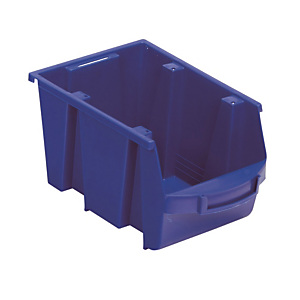 Bakje met schuine wand blauw 4L Bakje met schuine wand blauw 4L
