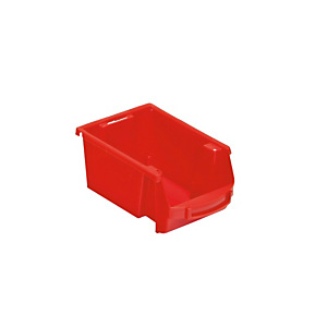 Bakje met schuine wand rood 1L Bakje met schuine wand rood 1L