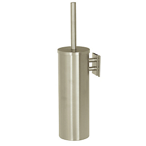 Balai brosse WC mural inox brossé Balai brosse WC mural inox brossé
