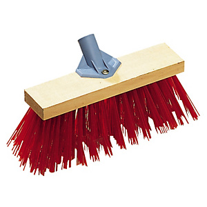 Balai de route PVC rouge 31 cm Balai de route PVC rouge 31 cm