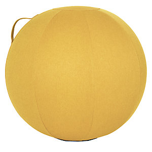 Ballon d'assise ergonomique jaune Alba