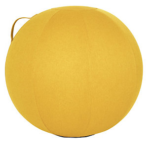 Ballon d'assise ergonomique jaune Alba