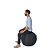 Ballon d'assise ergonomique noir Alba - 5