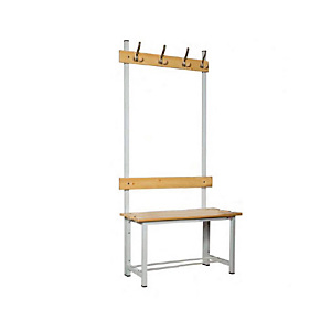 Banc 4 patères simple face Banc 4 patères simple face