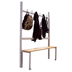 Banc 8 patères simple face Banc 8 patères simple face