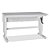 Banco da lavoro con regolazione manuale dell'altezza, 200 x 80 x 72/107 cm linea TOP - 1