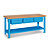 Banco da lavoro piano in legno con 2 cassettiere 1 cassetto e 1 cassettiera 3 cassetti 200 x 70 x 88,5 cm serie MG - 8