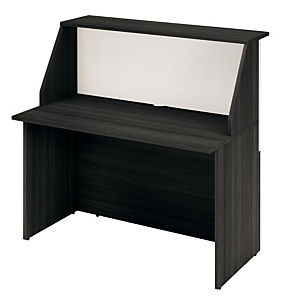 Bancone 120 nero/bianco "Reception Oasi" - Dimensioni cm 120 x 76 x 117 Bancone 120 nero/bianco "Reception Oasi" - Dimensioni cm 120 x 76 x 117
