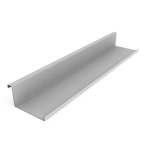 Bandeja de electrificación horizontal para mesa individual. Colocación bajo el tablero. Color aluminio. Bandeja de electrificación horizontal para mesa individual. Colocación bajo el tablero. Color aluminio.
