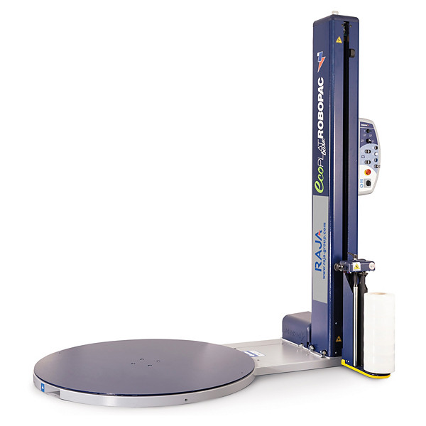 Banderoleuse à plateau tournant et frein mécanique