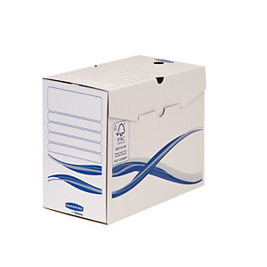 Bankers Box Basic Scatola archivio in cartone, Coperchio a ribalta, 150 mm, A4, Bianco, 255 x 150 x 342 mm, Confezione da 25 (confezione 25 pezzi) Bankers Box Basic Scatola archivio in cartone, Coperchio a ribalta, 150 mm, A4, Bianco, 255 x 150 x 342 mm, Confezione da 25 (confezione 25 pezzi)