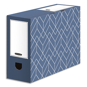 BANKERS BOX Boîte archives dos de 10 cm HEAVY DUTY DESIGN. Montage manuel. Coloris bleu BANKERS BOX Boîte archives dos de 10 cm HEAVY DUTY DESIGN. Montage manuel. Coloris bleu