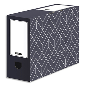 BANKERS BOX Boîte archives dos de 10 cm HEAVY DUTY DESIGN. Montage manuel. Coloris Gris ardoise BANKERS BOX Boîte archives dos de 10 cm HEAVY DUTY DESIGN. Montage manuel. Coloris Gris ardoise