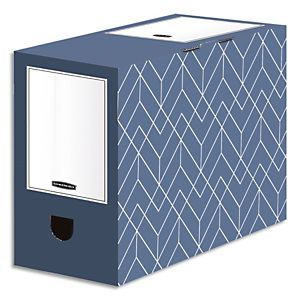 BANKERS BOX Boîte archives dos de 15 cm HEAVY DUTY DESIGN. Montage manuel. Coloris bleu BANKERS BOX Boîte archives dos de 15 cm HEAVY DUTY DESIGN. Montage manuel. Coloris bleu