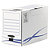 Bankers Box Boîte archives en carton 100% recyclé certifié FSC - Dos 20 cm - Blanc / Bleu - Lot de 25 - 1