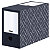 BANKERS BOX by Fellowes Contenitore archivio A4 Linea Decor, Cartone ondulato riciclato, Dorso 15 cm, Grigio Grafite (confezione 5 pezzi) - 1