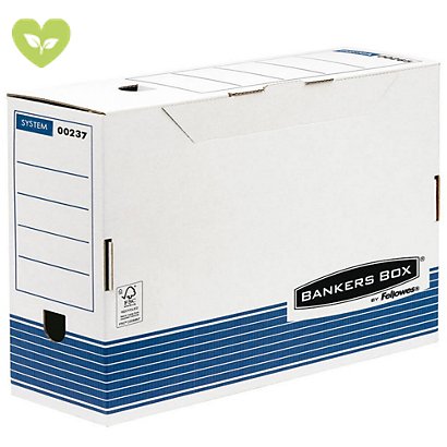 BANKERS BOX by Fellowes Contenitore archivio Legal Linea System, Cartone riciclato, Dorso 8 cm (confezione 10 pezzi) - 1