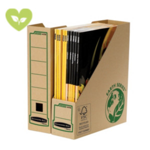 BANKERS BOX by Fellowes Portariviste A4 Earth Series, Cartone riciclato, Dorso 8 cm, Avana/Verde (confezione 20 pezzi) BANKERS BOX by Fellowes Portariviste A4 Earth Series, Cartone riciclato, Dorso 8 cm, Avana/Verde (confezione 20 pezzi)