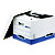 BANKERS BOX by Fellowes Scatola archivio Maxi con coperchio Linea System, Cartone riciclato, Bianco/Blu (confezione 10 pezzi) - 2