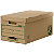 BANKERS BOX by Fellowes Scatola archivio Maxi con coperchio a ribalta Earth Series, Cartone riciclato, Avana/Verde (confezione 10 pezzi) - 1
