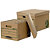 BANKERS BOX by Fellowes Scatola archivio Standard con coperchio Earth Series, Cartone riciclato, Avana/Verde (confezione 10 pezzi) - 2