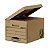 BANKERS BOX by Fellowes Scatola archivio Standard con coperchio a ribalta Earth Series, Cartone riciclato, Avana/Verde (confezione 10 pezzi) - 2