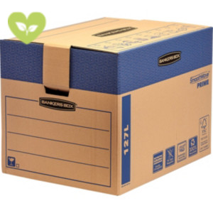 BANKERS BOX by Fellowes Scatola per traslochi extra resistente SmoothMove™ Prime Ultra HD, Capacità 127 l (confezione 5 pezzi)