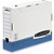 Bankers Box Caja Archivo Definitivo Cartón A3, Automontaje Fastfold, Tapa fija, Blanco y Azul, 440 x 108 x 320 mm - 3