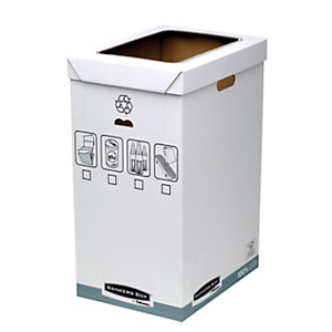 BANKERS BOX Contenitore in cartone per riciclo e raccolta differenziata BANKERS BOX Contenitore in cartone per riciclo e raccolta differenziata