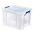 BANKERS BOX Contenitore multiuso Prostore, Capacità 36 litri, PPL, Trasparente - 2