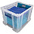 BANKERS BOX Contenitore multiuso Prostore, Capacità 36 litri, PPL, Trasparente - 3