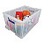 BANKERS BOX Contenitori multiuso Prostore, Capacità 70 litri, PPL, Trasparente - 2