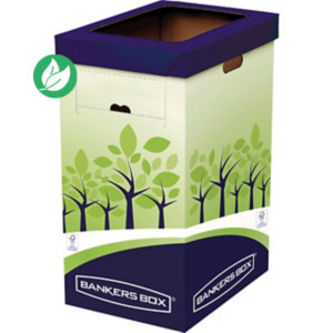 Bankers Box Corbeille de tri sélectif pour le recyclage des papiers - 69L