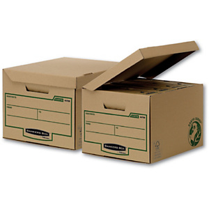 Bankers Box Scatola archivio Banker Box Earth, Cartone, Coperchio a ribalta, Avana, 269 mm x 400 mm x 340 mm (confezione 10 pezzi) Bankers Box Scatola archivio Banker Box Earth, Cartone, Coperchio a ribalta, Avana, 269 mm x 400 mm x 340 mm (confezione 10 pezzi)