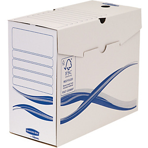 Bankers Box Scatola archivio Legal, Cartone, Bianco e blu, 255 mm x 360 mm x 100 mm (confezione 25 pezzi) Bankers Box Scatola archivio Legal, Cartone, Bianco e blu, 255 mm x 360 mm x 100 mm (confezione 25 pezzi)