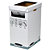 Bankers Box System, Papelera de reciclaje, cartón reciclado, 50/90 l, blanco - 1