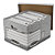 Bankers Box two-piece, cardboard archive boxes, 392x303x285mm - 1