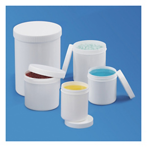 Barattoli in plastica con tappo a vite Barattoli in plastica con tappo a vite