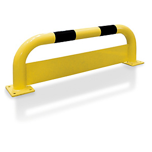 barrière de protection acier droite avec plaque anti encastrement