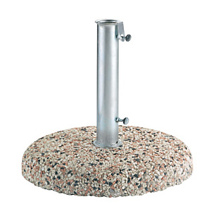 Base in graniglietto per ombrellone, 25 KG, ø 45 cm Base in graniglietto per ombrellone, 25 KG, ø 45 cm