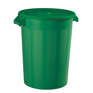 Basis afvalbak voor voeding - 100l - groen