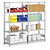 Basisrek voor universele legbordstelling 40 x 130 cm - 1