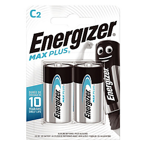 Batterijen Energizer Max Plus C, set van 2 batterijen Batterijen Energizer Max Plus C, set van 2 batterijen