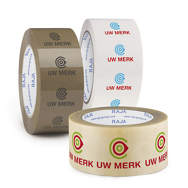 Bedrukte PP tape geluidsarm RAJA