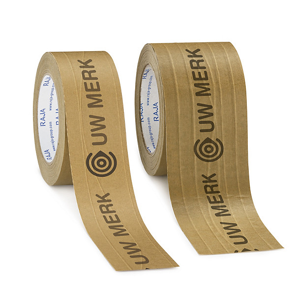 Bedrukte versterkte papieren tape met linnendraad 2 kleuren 75 mm breed