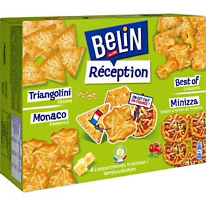 BELIN Boite d'assortiment de biscuits salés Réception 380g BELIN Boite d'assortiment de biscuits salés Réception 380g