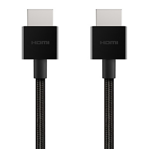Belkin AV10176BT2M-BLK, 2 m, HDMI Type A (Standard), HDMI Type A (Standard), 7680 x 4320 pixels, 48 Gbit/s, Noir Belkin AV10176BT2M-BLK, 2 m, HDMI Type A (Standard), HDMI Type A (Standard), 7680 x 4320 pixels, 48 Gbit/s, Noir