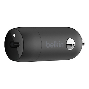 Belkin Boost Charge 20W Cargador para el coche, 1 x USB-C de 20W, CCA003btBK