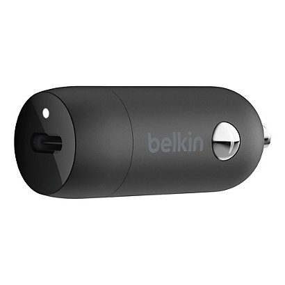 Belkin Boost Charge 20W Cargador para el coche, 1 x USB-C de 20W, CCA003btBK - 1